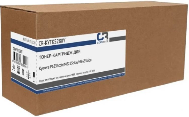 

Тонер-картридж CopyRite CR-KYTK5280Y для Kyocera P6235cdn/M6235cidn/M6635cidn, TK-5280Y, 11000 стр, yellow, CR-KYTK5280Y