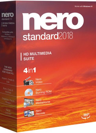 

Право на использование (электронный ключ) Nero 2018 Standard, 2018 Standard