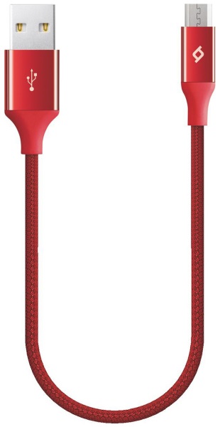 

Кабель TTEC 2DK25K microUSB 0.3m red, 2DK25K