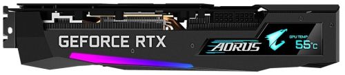 Видеокарта PCI-E GIGABYTE GeForce RTX 3070 AORUS MASTER 8GB GDDR6 256bit 8nm 1500/14000MHz 2*HDMI/3*DP GV-N3070AORUS M-8GD - фото 4