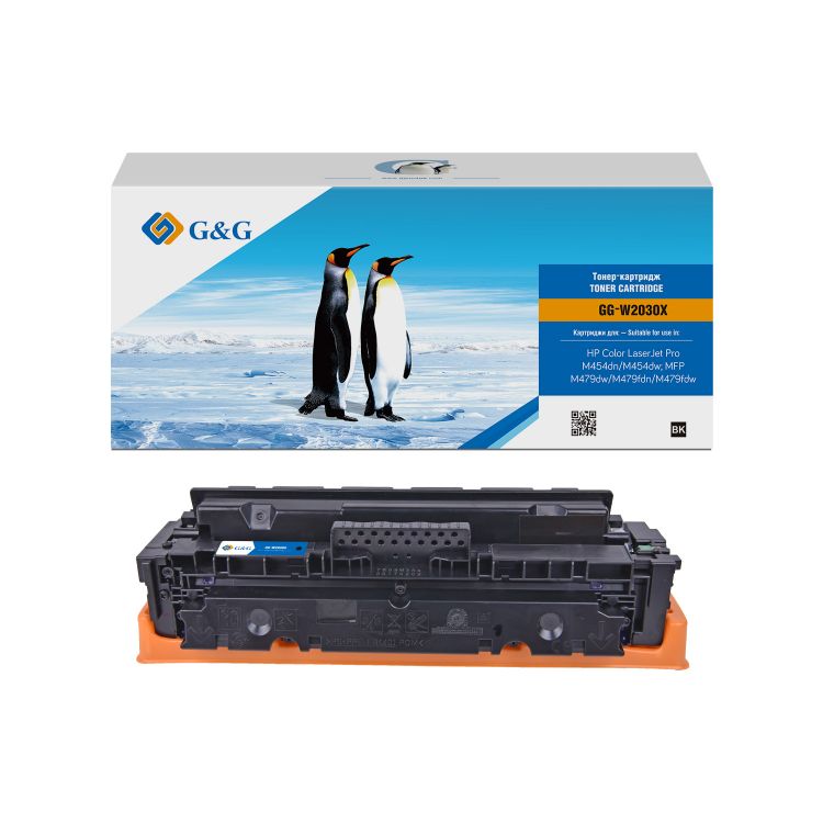 Картридж G&G GG-W2030X лазерный W415X черный (7500стр.) для HP LJ M454/MFP M479