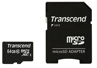 

Карта памяти 64GB Transcend TS64GUSDXC10, TS64GUSDXC10