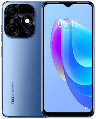 Смартфон TECNO Spark 10c 4/64GB TECNO KI5M 4+64 META BLUE Meta Blue, цвет черный TECNO KI5M 4+64 META BLUE Unisoc T606 - фото 1