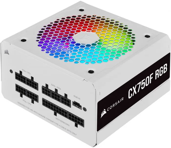 фото Corsair CX750F RGB White