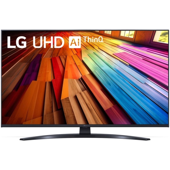 Телевизор LG 43UT81006LA.ARUB 43, черный 4K Ultra HD 60Hz DVB-T DVB-T2 DVB-C D телевизор qled hisense 75 75u8hq черный 4k ultra hd 120hz dvb t dvb t2 dvb c dvb s dvb s2 1029537