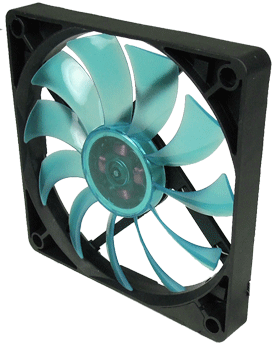Вентилятор для корпуса GELID SLIM 12 PL Blue 25 ~ 52.4 CFM, 120х120х16 мм, 900-1600 об/мин, 12.3 ~ 2