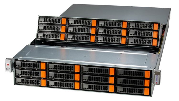 Серверная платформа 2U Supermicro SSG-620P-E1CR24L (2*LGA4189, C621A, 16*DDR4 (3200), 24*3.5 hot-swap SATA3/SAS3, 2*M.2, 3*PCIE, 2*1600W, IPMI lan, V