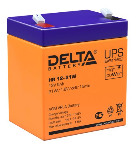 

Батарея Delta HR 12-21 W, HR 12-21 W