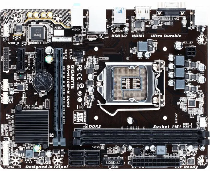 фото GIGABYTE GA-H110M-H DDR3