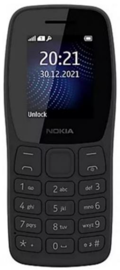 

Мобильный телефон Nokia 105 SS 11SIAB01A02 charcoal, 105 SS