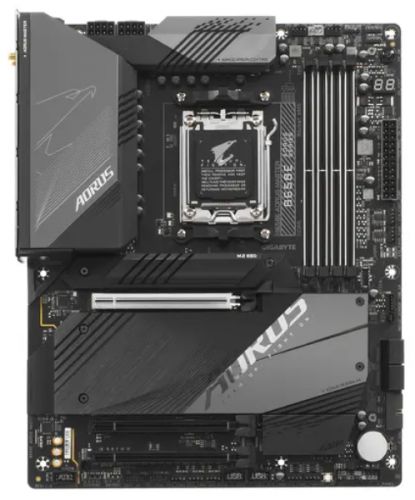 Материнская плата ATX GIGABYTE B650E AORUS MASTER (AM5, AMD B650, 4*DDR5 (6666), 4*SATA 6G RAID, 4*M