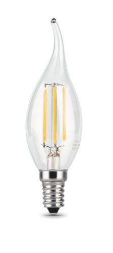 Лампа светодиодная Gauss 104801111 Filament E14 11W 720lm 2700K свеча на ветру 