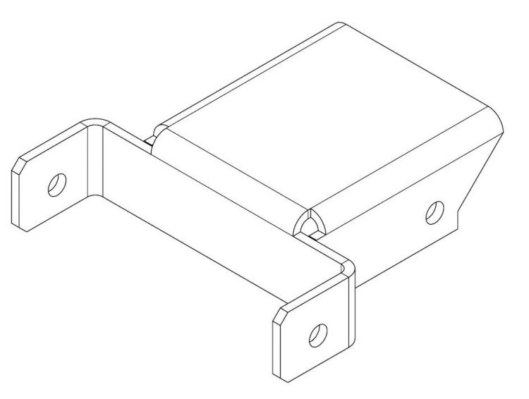 

Накладка PERCo PERCo-MB-16.5 Н- образная (секция - турникет), PERCo-MB-16.5