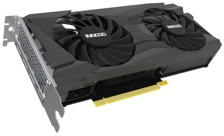 

Видеокарта PCI-E Inno3D GeForce RTX 3050 Twin X2 (N30502-08D6X-11902130) 8GB GDDR6 128bit 8nm 1552/14000MHz HDMI/3*DP, GeForce RTX 3050 Twin X2 (N30502-08D6X-11902130)