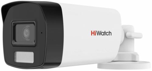 Видеокамера HiWatch DS-T520A (2.8mm) 3К (5Мп 16:9) уличная цилиндрическая HD-TVI с гибридной подсвет