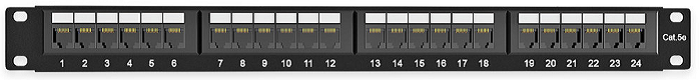 Патч-панель SYSMATRIX 5PP2402U106 24 порта Cat 5e qd32086 3d декаль интерьера кабины f 5e 3 rf 5e для модели kittyhawk