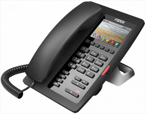 Телефон VoiceIP Fanvil H5W 2 порта 10/100 Мбит, PoE, цветной дисплей, без б/п, wi-fi