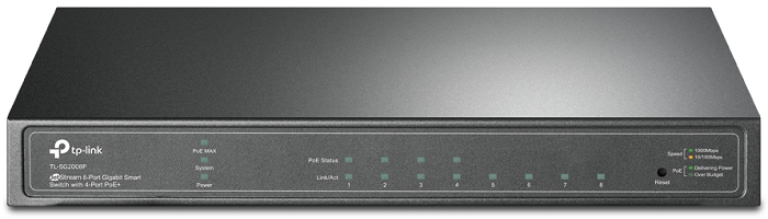 

Коммутатор TP-LINK TL-SG2008P JetStream 8-портовый гигабитный, 4*PoE+, 4 гигабитных порта PoE+, 802.3at/af, TL-SG2008P