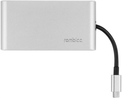 Концентратор Rombica Hermes Green TC-00255 3*USB 3.0, USB Type-C, SD, microSD, HDMI, RJ-45