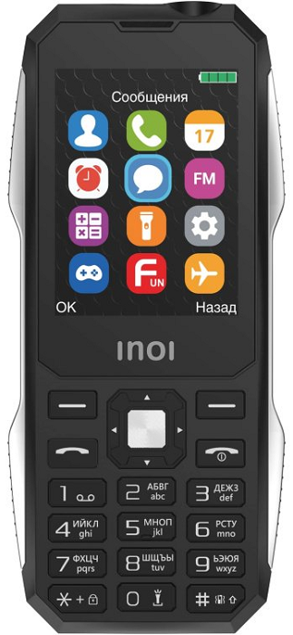 

Мобильный телефон INOI 244Z Black, 244Z Black