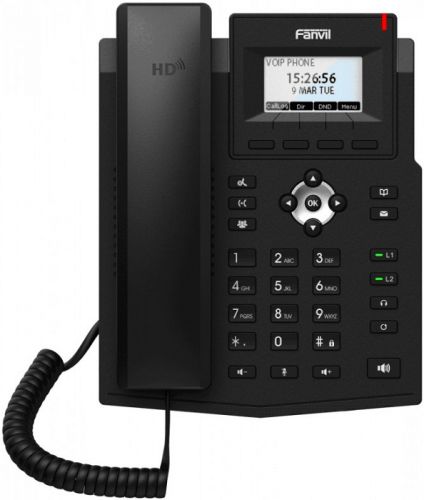 Телефон VoiceIP Fanvil X3SP Lite 2xEthernet 10/100, 2 SIP линии, HD аудио, цветной дисплей 2,3”, пор