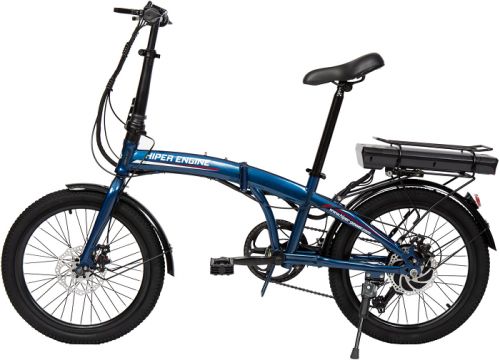 Велосипед HIPER Engine Fold X1 HE-FX01 Midnight Blue - фото 4