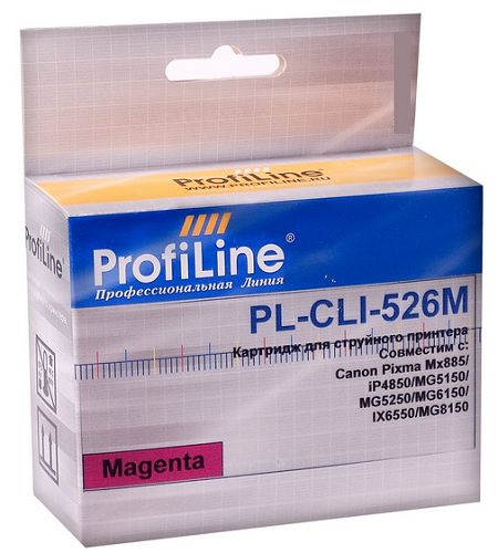 

Картридж струйный ProfiLine PL-CLI-526M-M, PL-CLI-526M-M