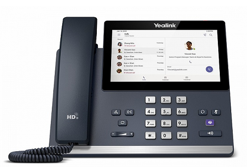цена Телефон VoiceIP Yealink MP56-Teams цветной сенсорный экран, PoE, GigE, без БП