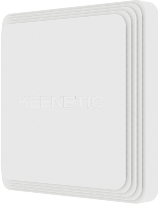 Точка доступа Keenetic KN-2810 Mesh Wi-Fi 5 AC1300, 2-портовым Smart-коммутатором, переключателем режима роутер/ретранслятор и питанием Power over Eth