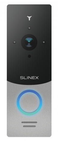 Вызывная панель Slinex ML-20HD серебро/черный, 2,0 Мп (AHD) 960 ТВЛ (CVBS), 150º, 1/4” CMOS, 0,01 Лю