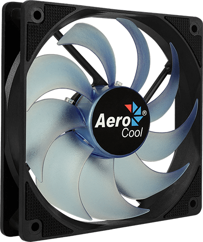 Вентилятор для корпуса AeroCool Motion 12 Plus Blue 120x120mm, 1200rpm, 22.1 dBA, 29.8 CFM, 3-pin 4-