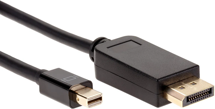 

Кабель интерфейсный mini DisplayPort-DisplayPort VCOM CG682-1.8M M=>M, 4K/60Hz 1,8м, CG682-1.8M