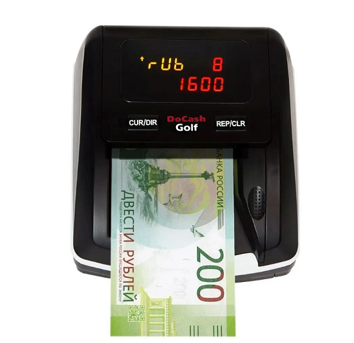 Детектор банкнот автоматический DoCash Golf 1445956 рубли, АКБ