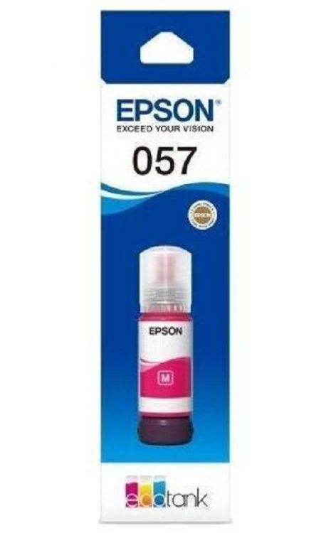 Картридж струйный Epson 057 EcoTank Ink C13T09D398 magenta 70ml - фото 1