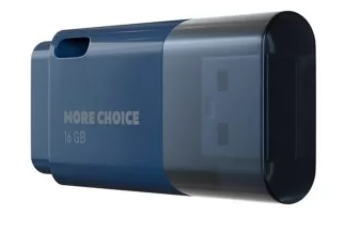 Накопитель USB 2.0 16GB More Choice MF16 Dark Blue, цвет синий