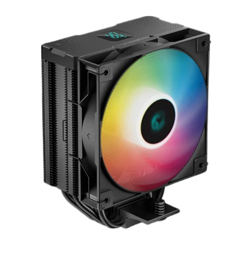 

Кулер Deepcool AG400 DIGITAL BK ARGB LGA1700/1200/115X/AM5/AM4 (120mm fan, 500-2100rpm, 75.89CFM, 31.6dBA, 4-pin PWM) RET, AG400 DIGITAL BK ARGB