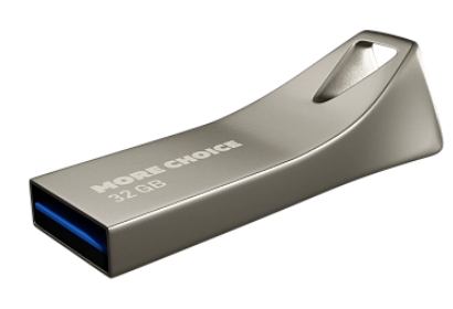 Накопитель USB 3.0 32GB More Choice MF32m Silver, цвет серебристый