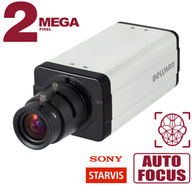 Видеокамера IP Beward SV2017M 2 Мп, 1/2.8'' КМОП Sony Starvis, 0.002 лк (день)/0.001лк (ночь), 2xWDR до 140 дБ, 3 потока H.265/Н.264/MJPEG, 60к/с, 192
