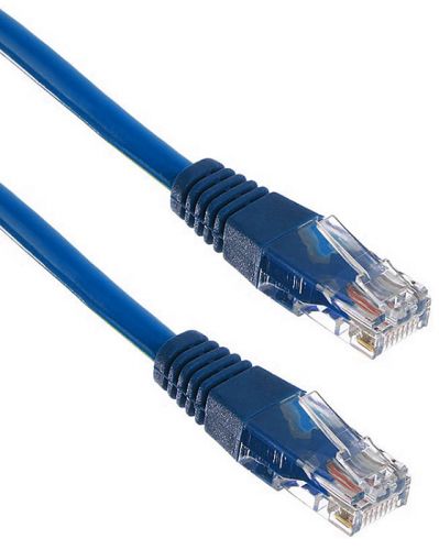 

Кабель патч-корд U/UTP 5e кат. 3м Exegate UTP-RJ45-RJ45-5e-3M-BL, UTP-RJ45-RJ45-5e-3M-BL