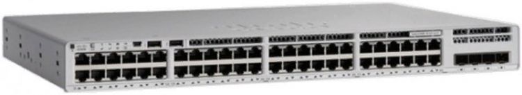 Коммутатор Cisco C9200-48T-E Catalyst 9200 48-port data only, Network Essentials, цвет серый - фото 1