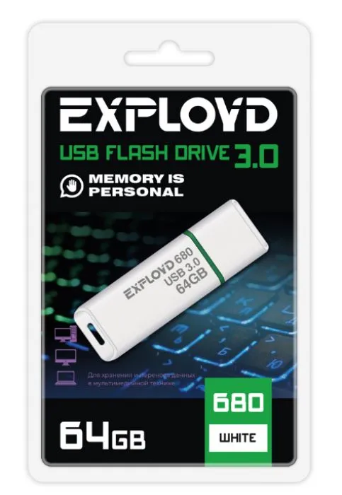 Exployd EX-64GB-680-White