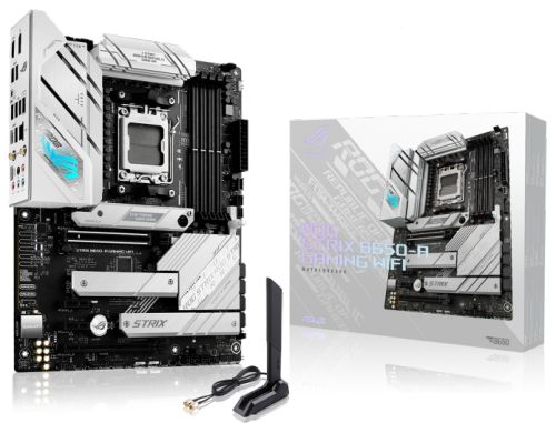 Материнская плата ATX ASUS ROG STRIX B650-A GAMING WIFI (AM5, AMD B650, 4*DDR5(6400), 4*SATA 6G RAID