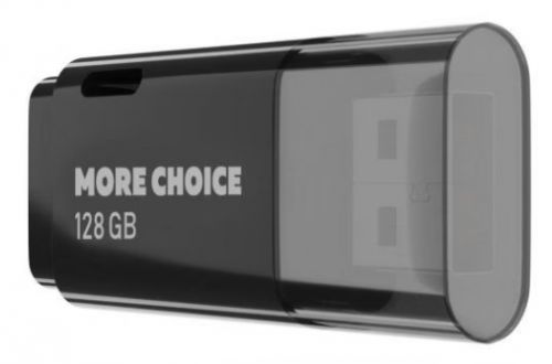 Накопитель USB 2.0 128GB More Choice MF128 Black, цвет черный
