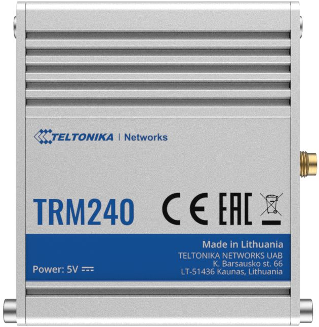 Модем Teltonika Networks TRM240 LTE cat.1/3G/2G, SMA, miniSIM, USB