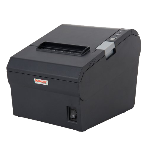 Принтер для печати чеков Mertech G80i RS232-USB, Ethernet black, ширина печати 80 мм, USB 2.0, RS232, Ethernet, скорость печати 250 мм/сек