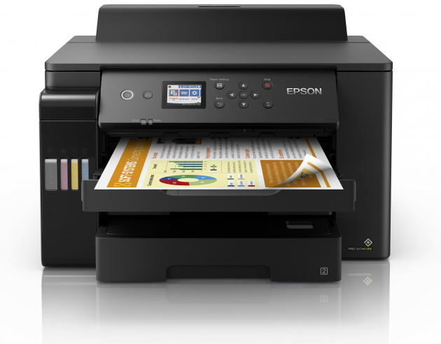 

Принтер струйный цветной Epson L11160 (C11CJ04404/C11CJ04501) A3+ Duplex Net WiFi черный, L11160