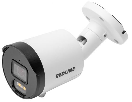 Видеокамера IP REDLINE RL-IP14P-S.alert уличная цилиндрическая 4 мп с аналитикой FaceDetection и фун, размер 1/2.7 Starlight, цвет белый с черным