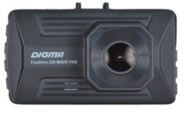 Видеорегистратор Digma FreeDrive 208 NIGHT FHD черный, 2Mpix, 1080x1920, 1080p, 170 °, 3