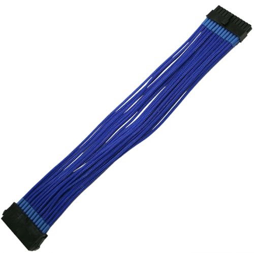 Удлинитель Nanoxia NX24V3EB 24-pin ATX, 30см, индивидуальная оплетка, синий
