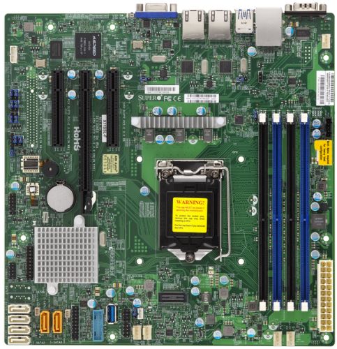 

Материнская плата mATX Supermicro MBD-X11SSL-F-B, MBD-X11SSL-F-B